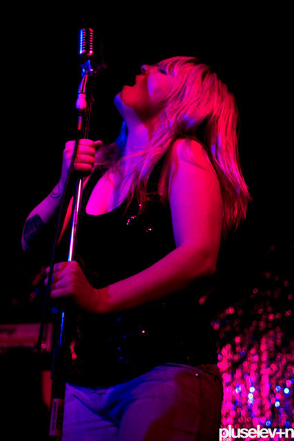 Liz Stevens of Acid JAC at The Marquee Room in Calgary, Alberta