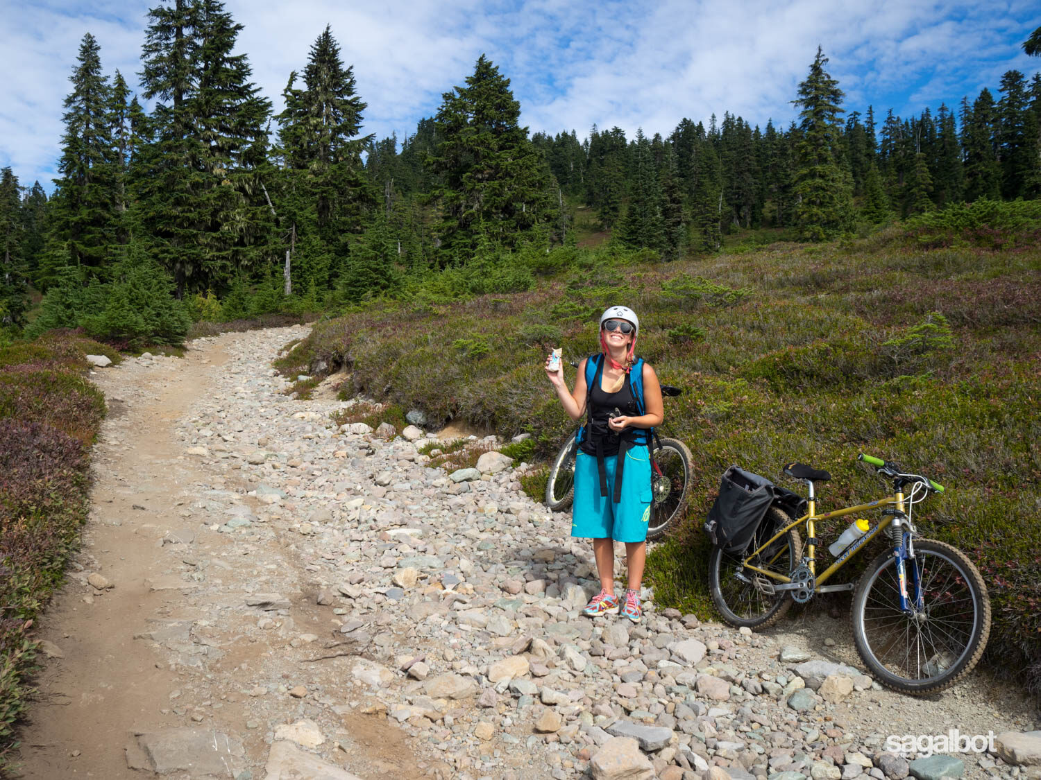 Half way there, time for a Cliff bar
