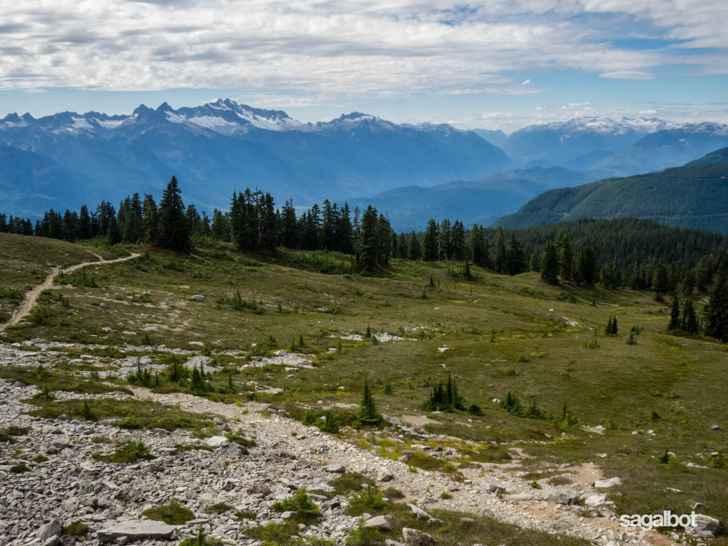 Things got majestic as we made our way into the alpine