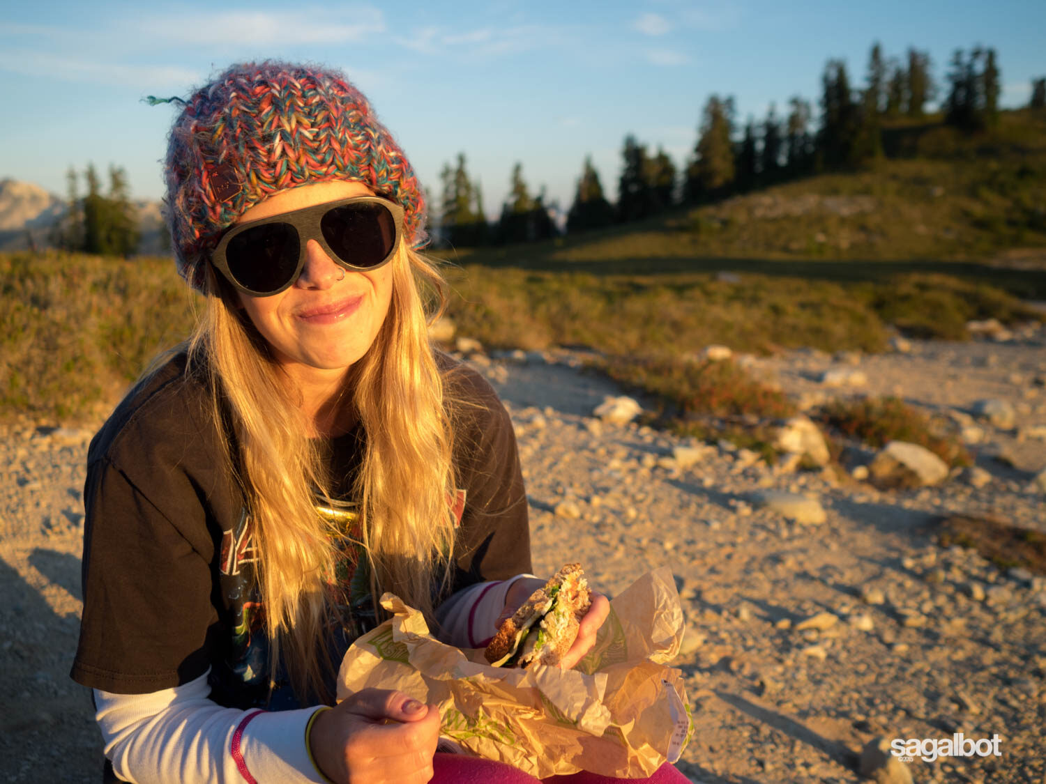 Obviously we brought whole foods to the backcountry